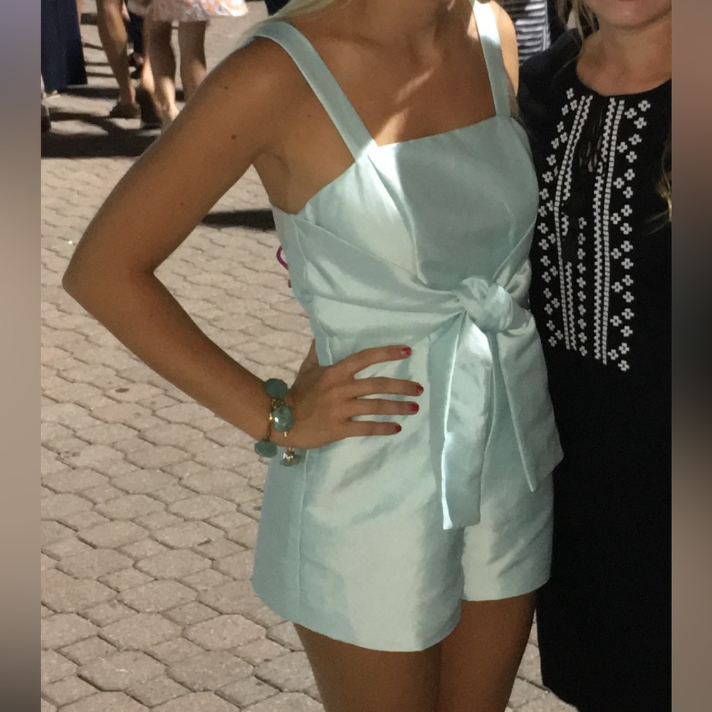 Do be Mint bow romper